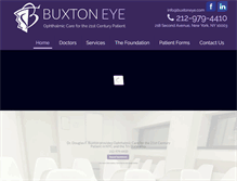 Tablet Screenshot of buxtoneye.com